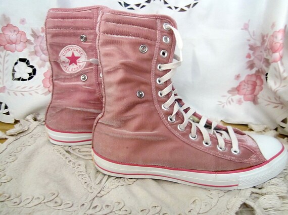 gewicht Romanschrijver apotheek CONVERSE ALL STAR Dusty Rose Rare Fold-down w/built Snaps - Etsy