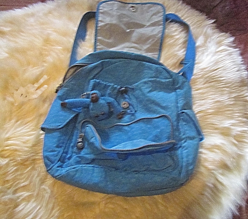 KIPLING – Beautiful Multiple Pockets Roomy Backpack in a Rare Shade of ...