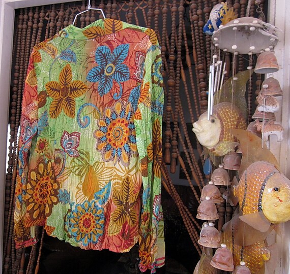 PER UNA - Fabulous Multi Colored Pattern Long Sle… - image 3