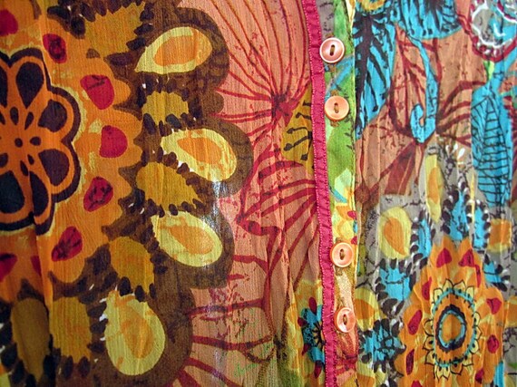 PER UNA - Fabulous Multi Colored Pattern Long Sle… - image 4