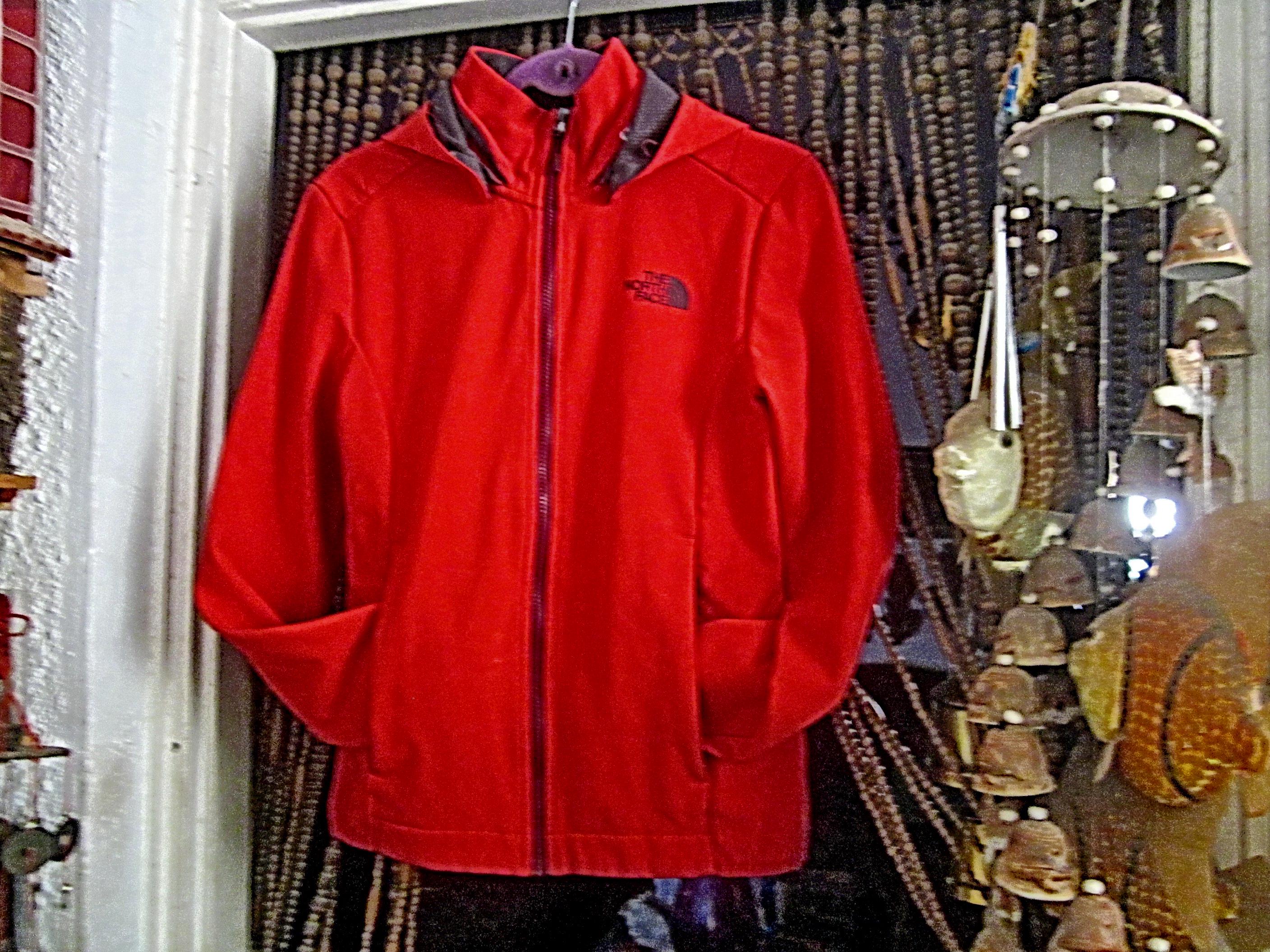 The NORTH FACE - フルジッパー フーディー レッド トラックジャケット 