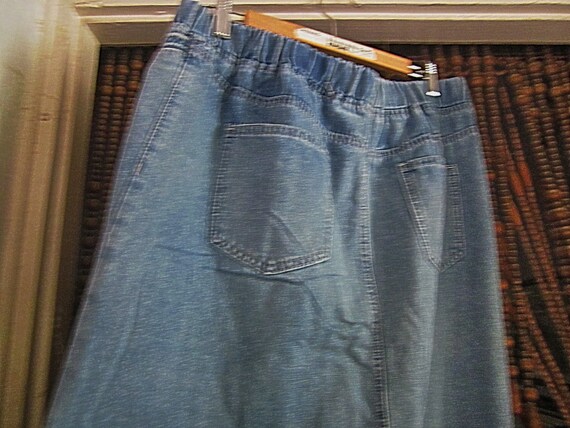 Bohemian Patchwork Raw Hemline Stonewashed Blue J… - image 10