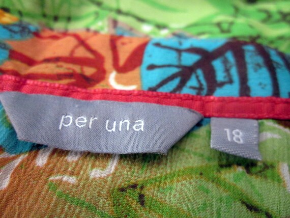 PER UNA - Fabulous Multi Colored Pattern Long Sle… - image 10
