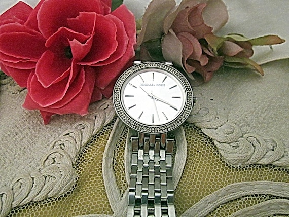 Michael Kors “Darci” Watch 39mm Silver and Pink s-l400.jpg main image 4