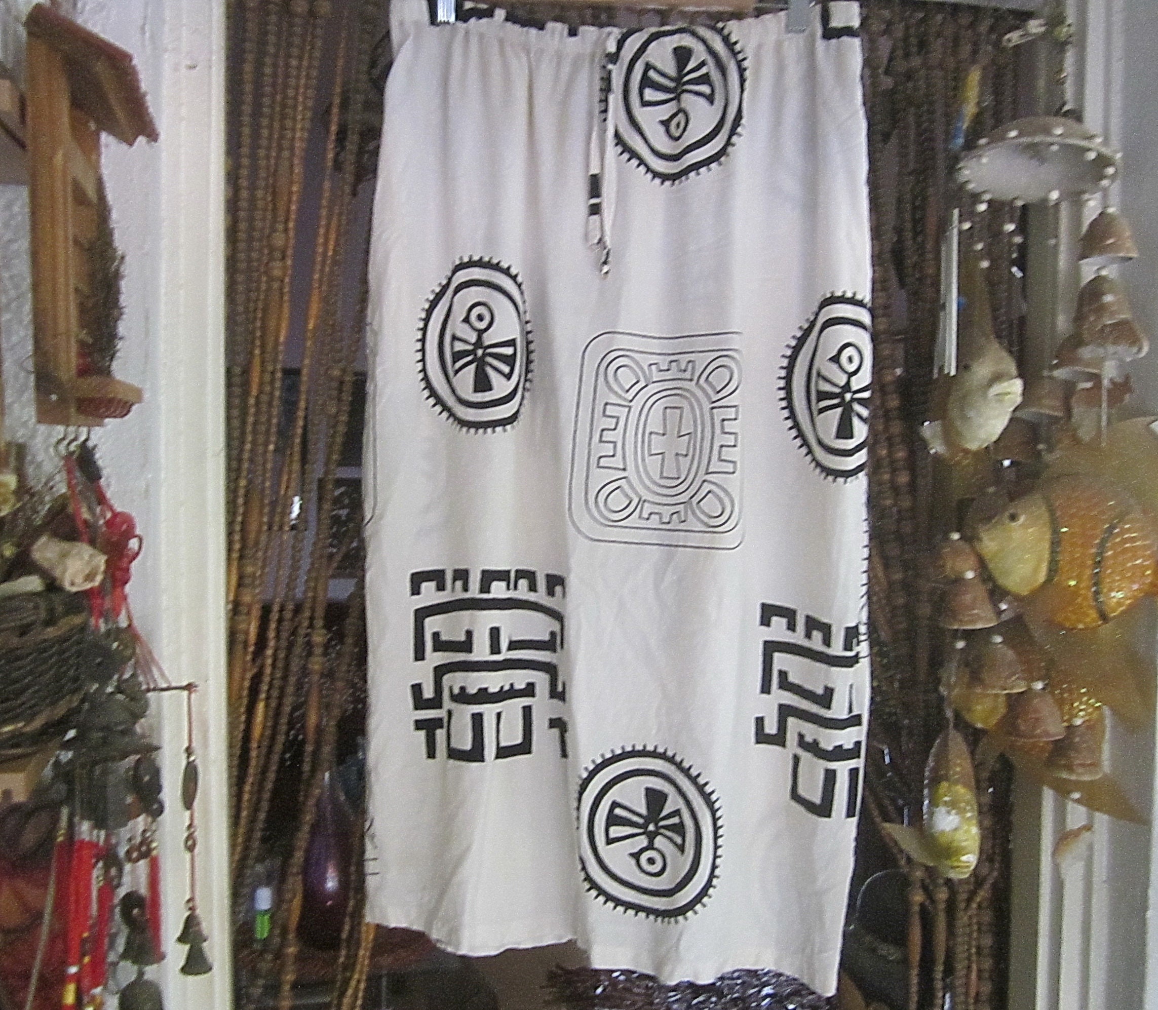 3COLOUR★Hollow embroidery ethnic style loose skirt 319 Hmong Skirt Vintage / Handmade Hill Tribe Skirt / Ethnic