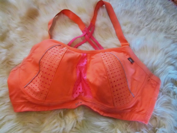 Victoria's Secret VSX Padded Sports/yoga Bra Shaded Tangerine & Magenta  Pink, Vintage Sz. 38D -  Canada