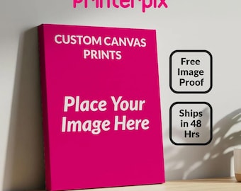 Personalized gifts Photo Canvas Print – Custom Home Decor, Made in USA, personalized gift