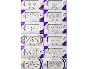 12+ Assorted Bindi Packs Wedding Favors Sangeet Henna Mehndi Guests