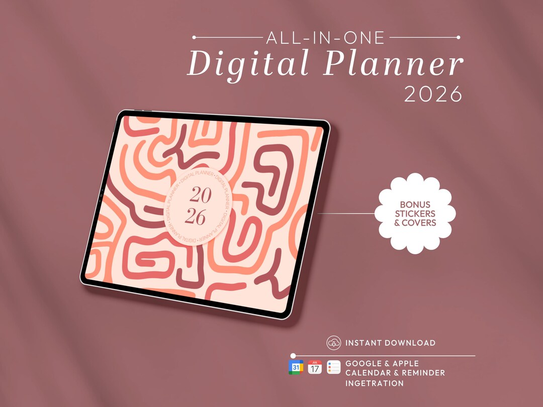 Digitaler All-in-One-Planer 2026 – GoodNotes, Notability ...