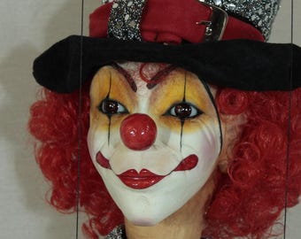 marionetta Clown marionetta marionetta ooak artdoll titolo
