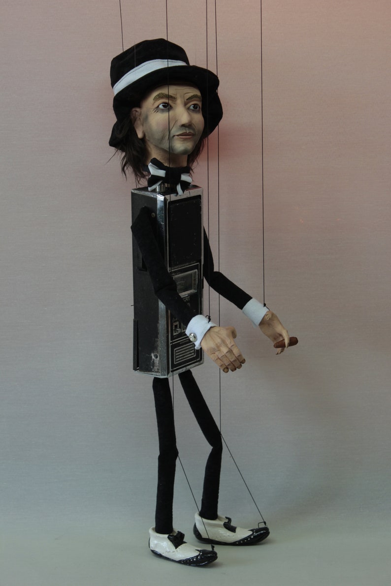 marionette Talkie Animated Objects puppet ooak artdoll títere image 6