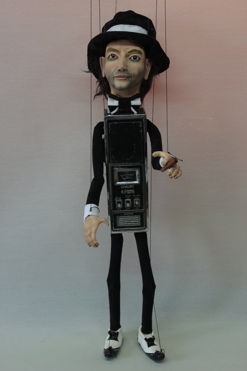 marionette Talkie Animated Objects puppet ooak artdoll títere image 7