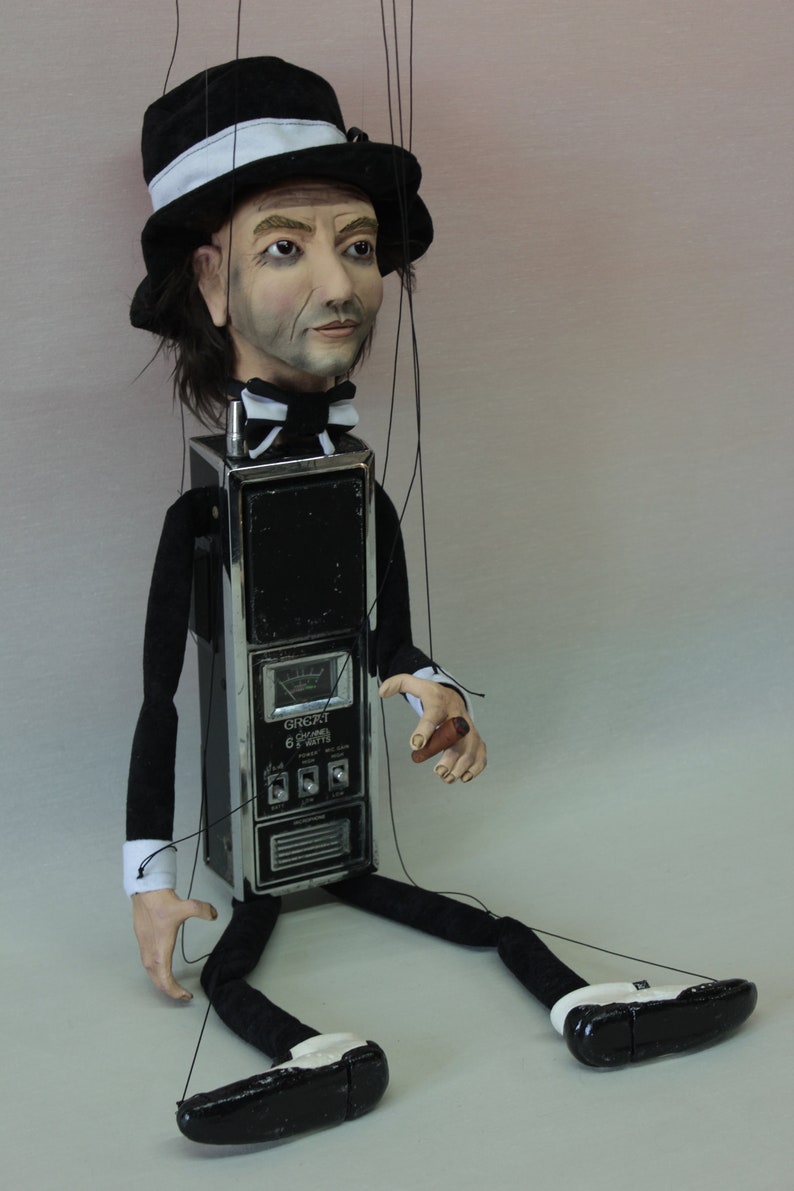 marionette Talkie Animated Objects puppet ooak artdoll títere image 8