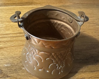 vintage copper pot