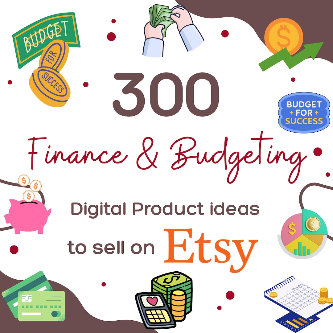 300 Finance & Budgeting Digital Product Ideas for Etsy Sellers (PDF) - Etsy