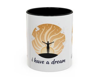 MLK Tag Bürgerrecht Zitat Akzent Kaffeetasse | Soziale Gerechtigkeit Zitat