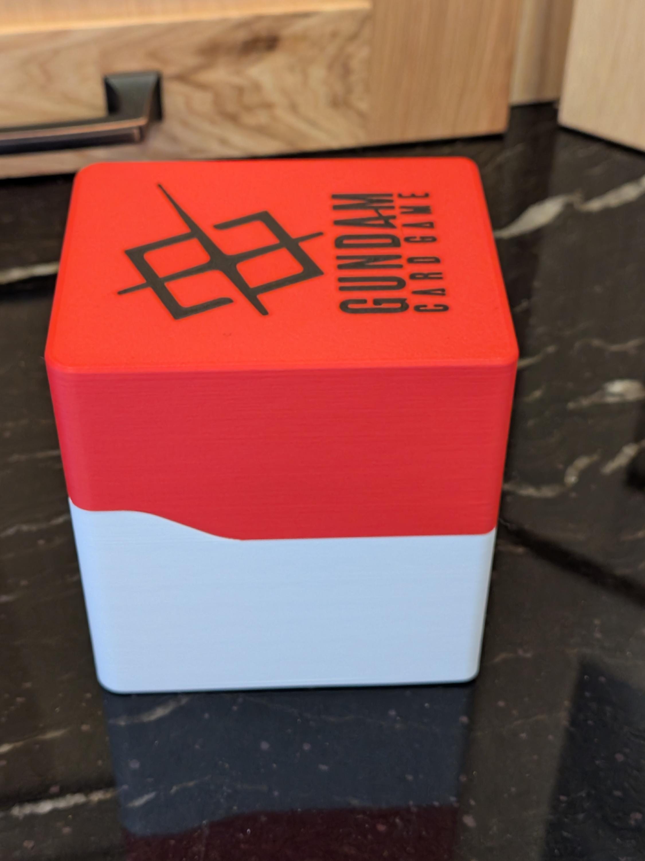 その他 GUNDAM CARD GAME Custom Deck Box 3BOX 3D Printed Gundam CARD GAME Deck Box | Custom Colors & Icons