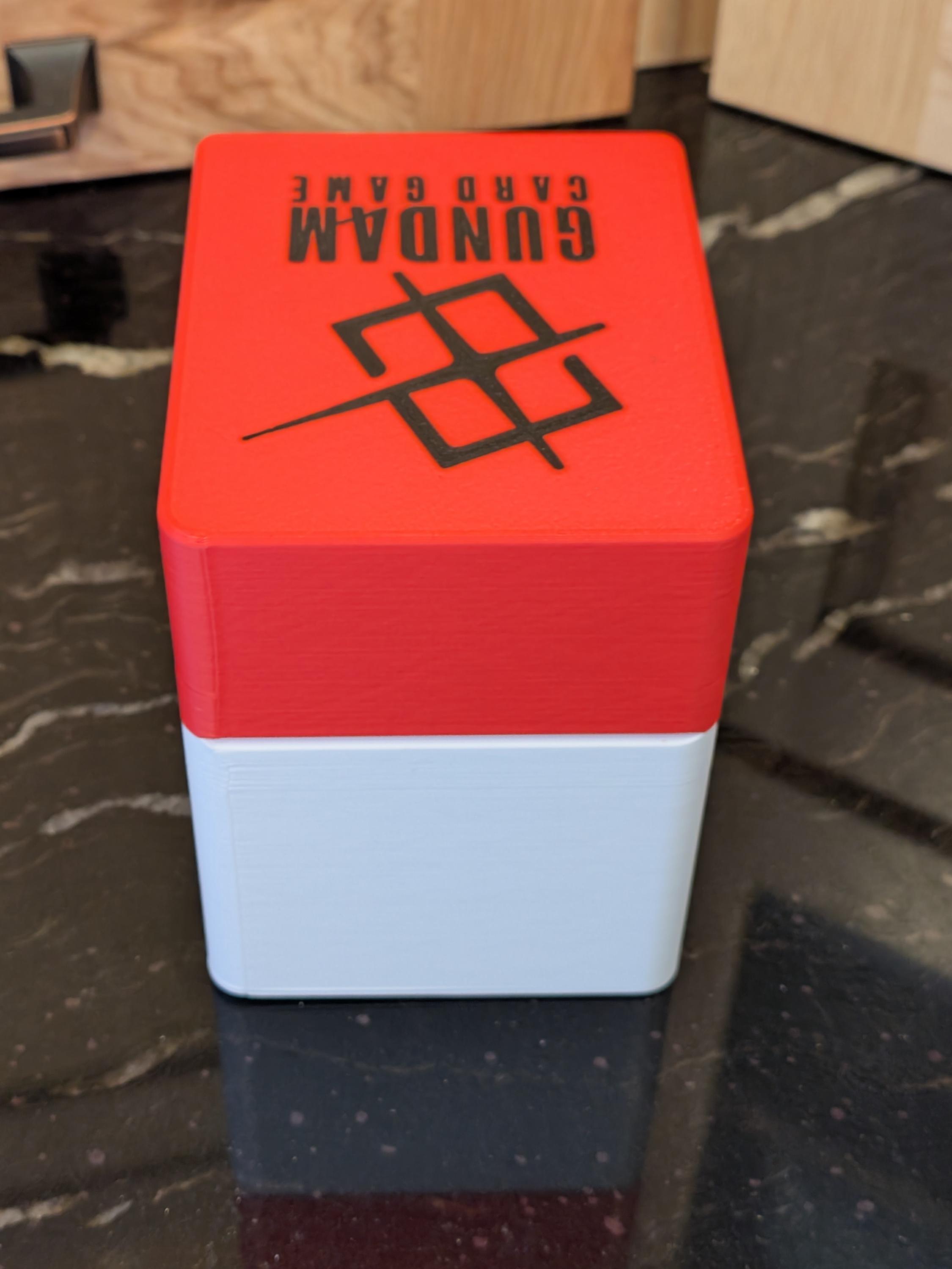 その他 GUNDAM CARD GAME Custom Deck Box 3BOX 3D Printed Gundam CARD GAME Deck Box | Custom Colors & Icons