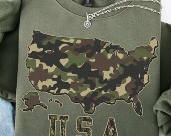 Camo Usa Country Sweatshirt, Country Shirt, Independence Day Shirt, Celebrate 250th Anniversary Shirt, 4th of July Shirt
