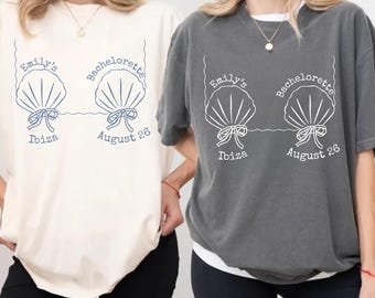 Custom Beach Bachelorette Shirt, Mermaid Bachelorette Shirts, Coastal Bachelorette Shirts,  Last Splash Bachelorette Shirts, ComfortColors®