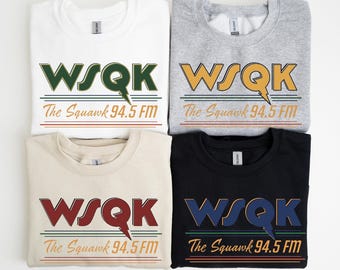 WSQK The Squawk Shirt, WSQK The Squawk 94.5 FM Radio T-shirt, Lucas Quote Movie Vintage Sci-fi 80s Nostalgic Tee