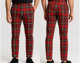 Herren Schottenkaro Hose Benutzerdefinierte Highland Tartan Hose Vintage Herren Golfhose | Erhältlich in 50+ Clan Tartans
