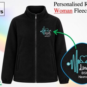 Nurse Full Zip Jacket with Pockets