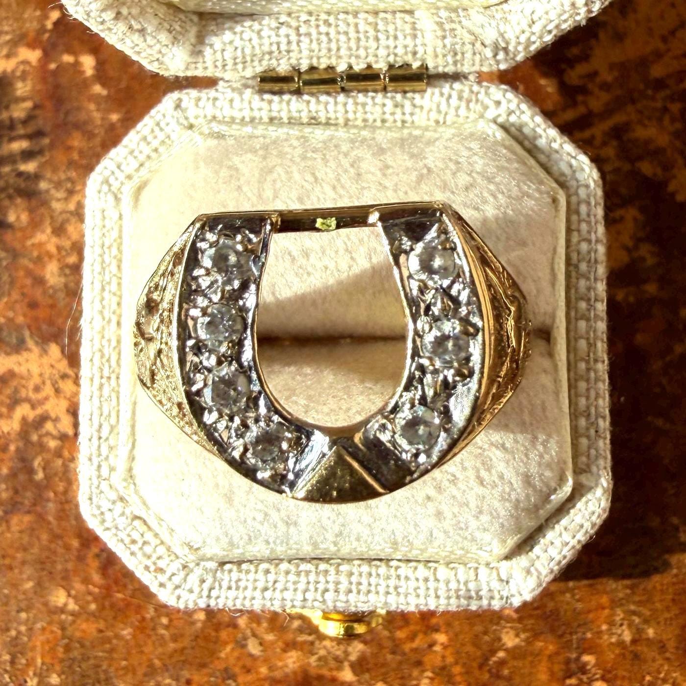 Horseshoe Ring Vintage - Etsy