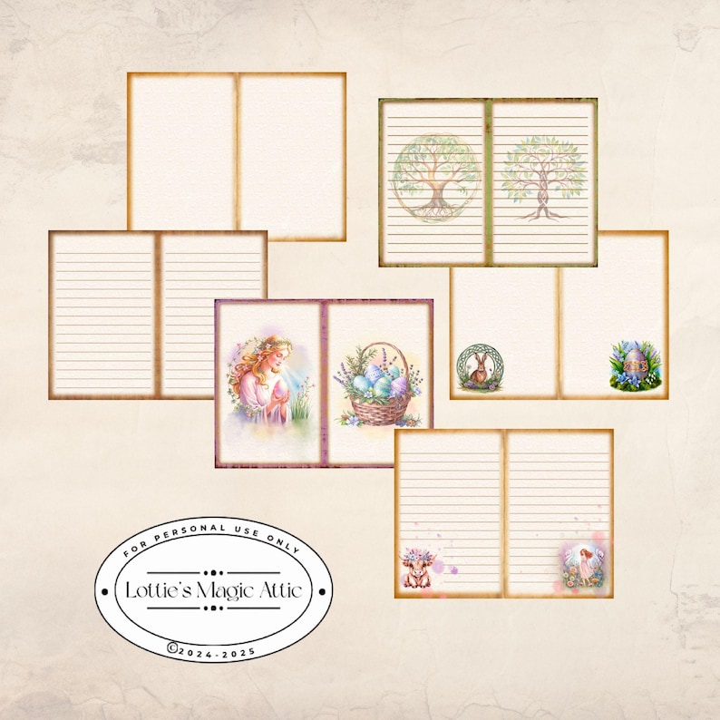 Celtic Spring Journal Kit | Springtime Printable Pages | Ostara ...