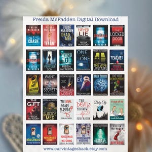 Front Cover Digital Download Freida McFadden Book Covers