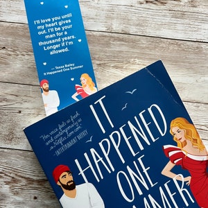 Ready-to-ship! Set of 2 It Happened One Summer Themed Bookmarks, Print ...