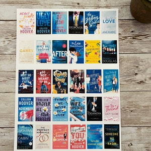Waterproof Booktok Book Cover Stickers for Book Journals, Reading Journals, Tumblers, Laptops, Booktok 6