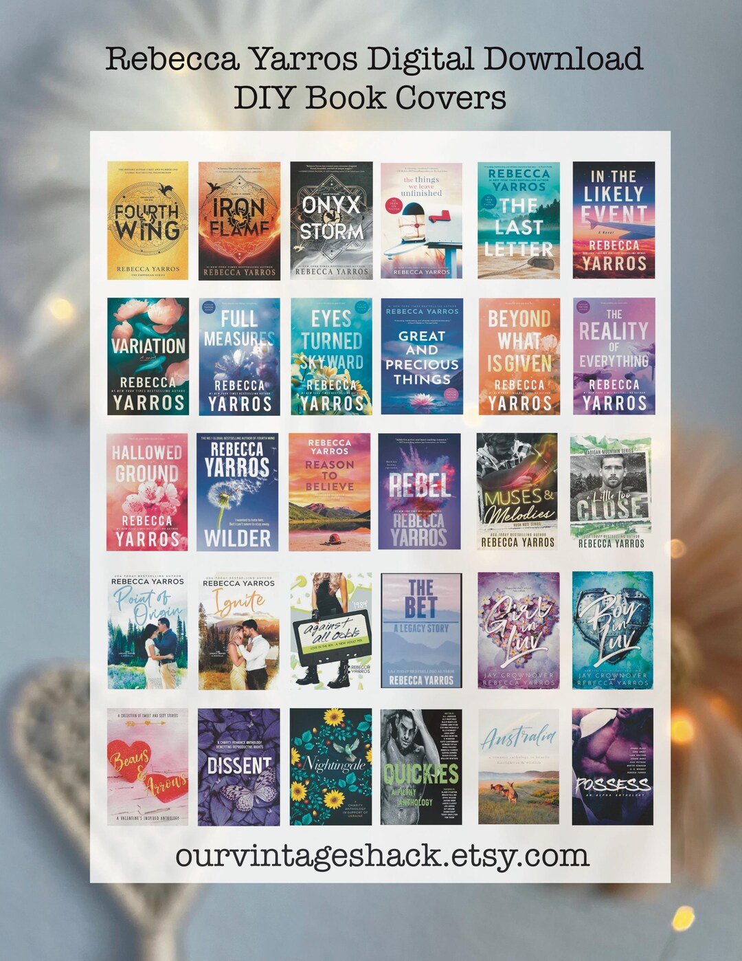 Front Cover Digital Download Rebecca Yarros Book Covers Etsy Front Cover Digital Download Rebecca Yarros Book Covers Etsy