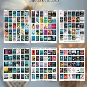 Front Cover Digital Download 150 Psychological Thriller + 30 Freida McFadden  Book Covers