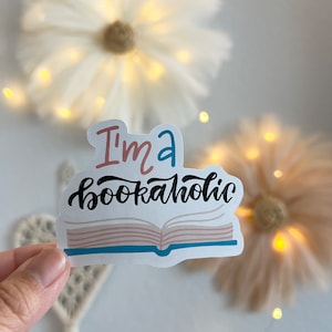 Lectores de pegatinas de vinilo Bookish, amantes de los libros, nerds de libros, pegatinas de vinilo con citas bibliófilas, vasos, planificadores, portátiles