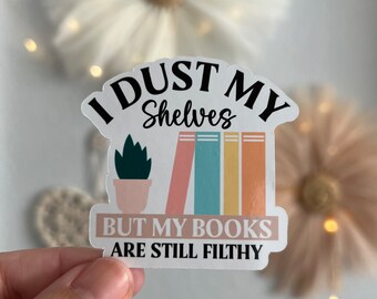 Smutty Vinyl Stickers Readers, Book Lovers, Book Nerds, Bibliophile Quotes Vinyl Stickers, Tumblers, Planners, Laptops