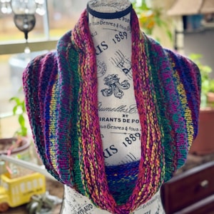 手作りフェルトニットカウルまたはスカーフ