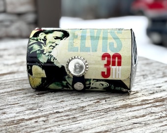Vintage Little Earth Elvis Presley Canister Crossbody Purse Discontinued Collector Piece
