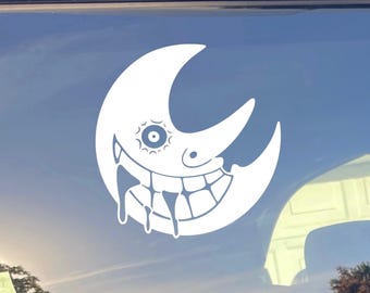 5in Vinyl Window Decal Bumper Sticker Soul Eater Fire Force Anime Fan Art Derivative Moon