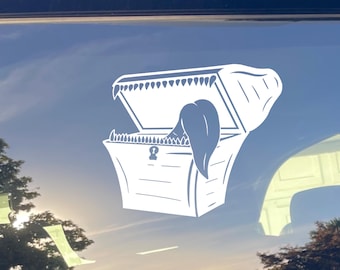 5in Mimic DnD D&D Fantasy Dungeons Monster Window Decal Vinyl Sticker