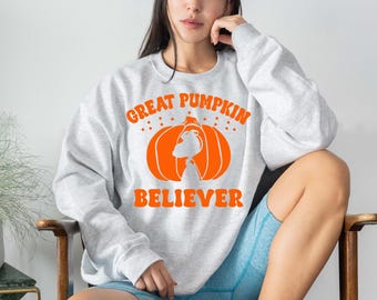 Creyente de calabaza SVG, gráfico de Halloween (descarga digital)