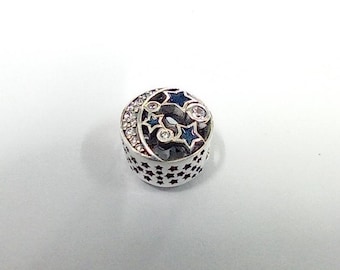 Pandora Vintage Night Sky Charm Sterling Silver