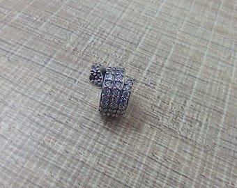 Sparkling Snake Pandora Charm  S925 ALE  Sterling Silver