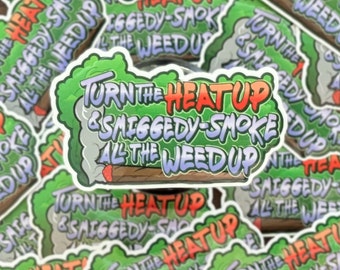 Das EFX, Sube el calor, Cita de canción, Pegatina de hip-hop resistente a la intemperie