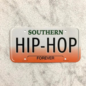 Southern Hip-Hop License Plate Weather Resistant Sticker