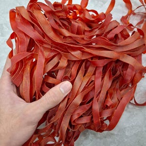 Orange Rohleder Schnürung für Trommel-Herstellung, Leder-Handwerk, Schmuck-Projekte