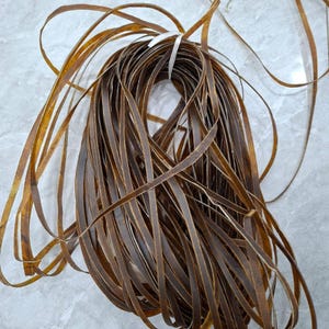 BROWN/Tabacco Rohleder Schnürung für Trommel-Herstellung, Leder-Handwerk, Schmuck-Projekte