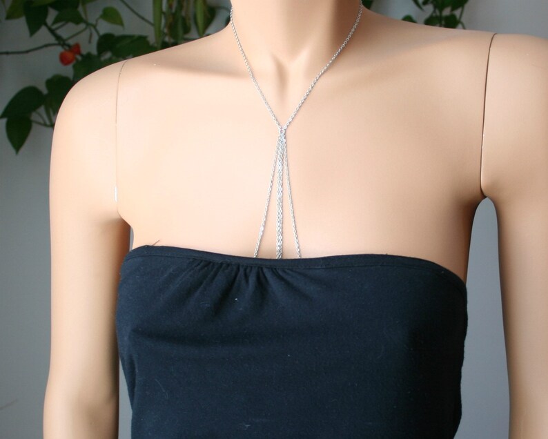 Nipple jewelry with chains Nipple fake piercing XXX Etsy