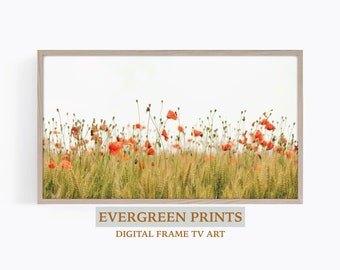 Wildflower Field Samsung Frame TV Art | Digital TV Art | Spring tv Art | Summer tv Art | Wildflower tv Art | Floral tv Art | Easter tv Art