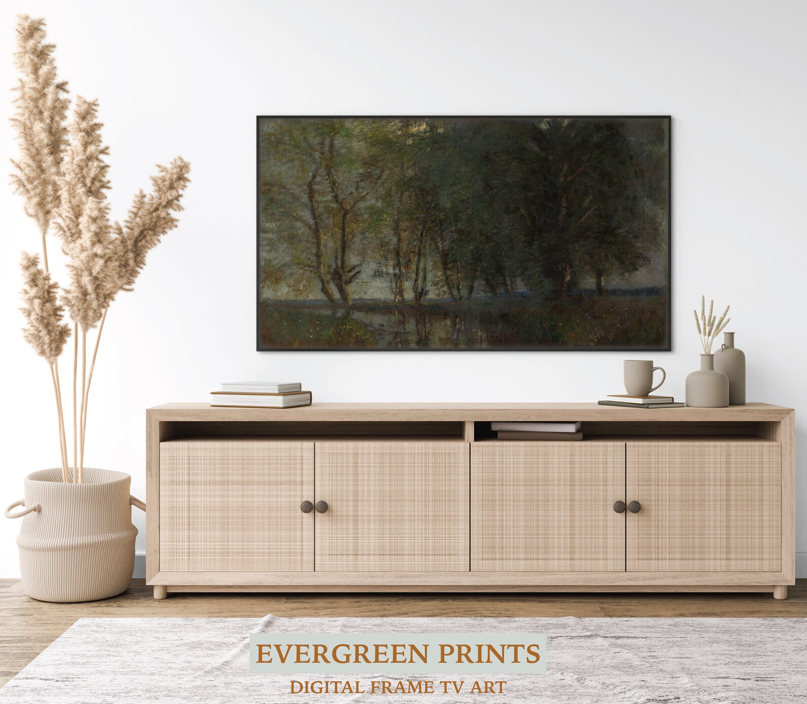 Vintage Moody Landscape Samsung Frame TV Art Frame TV Art Vintage Art